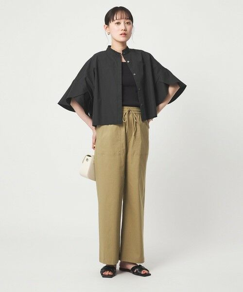 green label relaxing / グリーンレーベル リラクシング シャツ・ブラウス | フレアスリーブ ブラウス 接触冷感 | 詳細10