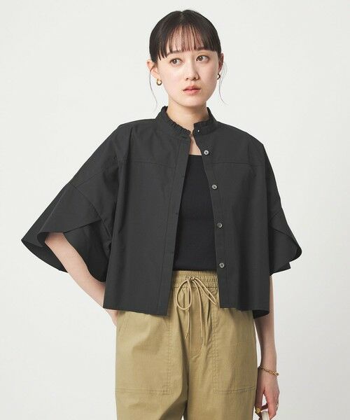 green label relaxing / グリーンレーベル リラクシング シャツ・ブラウス | フレアスリーブ ブラウス 接触冷感 | 詳細6