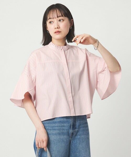 green label relaxing / グリーンレーベル リラクシング シャツ・ブラウス | フレアスリーブ ブラウス 接触冷感 | 詳細12