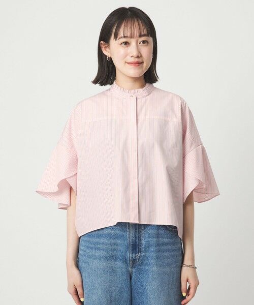 green label relaxing / グリーンレーベル リラクシング シャツ・ブラウス | フレアスリーブ ブラウス 接触冷感 | 詳細16