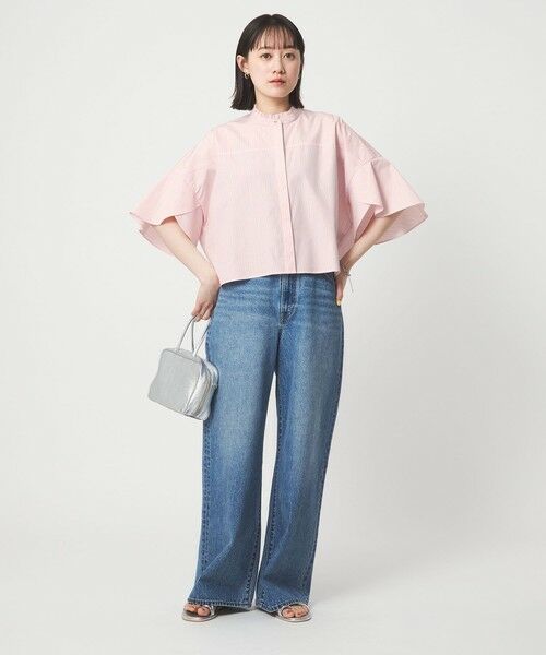 green label relaxing / グリーンレーベル リラクシング シャツ・ブラウス | フレアスリーブ ブラウス 接触冷感 | 詳細14