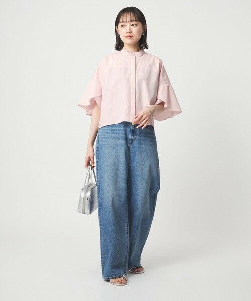 green label relaxing / グリーンレーベル リラクシング シャツ・ブラウス | フレアスリーブ ブラウス 接触冷感 | 詳細15