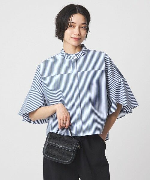 green label relaxing / グリーンレーベル リラクシング シャツ・ブラウス | フレアスリーブ ブラウス 接触冷感 | 詳細24