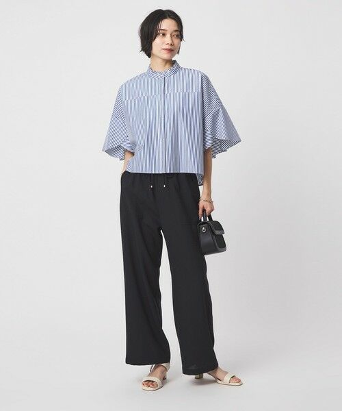 green label relaxing / グリーンレーベル リラクシング シャツ・ブラウス | フレアスリーブ ブラウス 接触冷感 | 詳細26