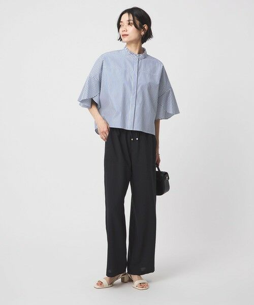 green label relaxing / グリーンレーベル リラクシング シャツ・ブラウス | フレアスリーブ ブラウス 接触冷感 | 詳細27