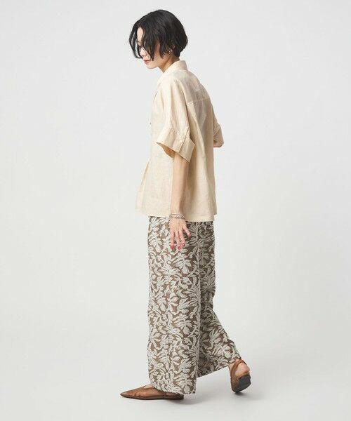 green label relaxing / グリーンレーベル リラクシング シャツ・ブラウス | リネン スキッパー ショートスリーブ シャツ | 詳細11