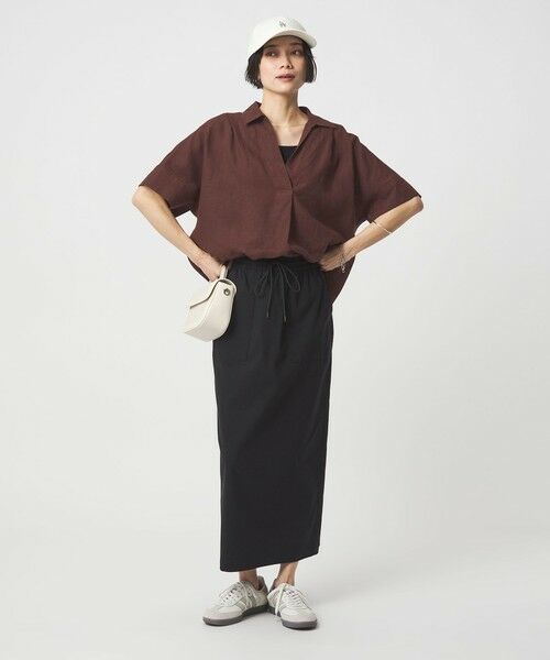 green label relaxing / グリーンレーベル リラクシング シャツ・ブラウス | リネン スキッパー ショートスリーブ シャツ | 詳細16