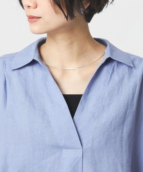 green label relaxing / グリーンレーベル リラクシング シャツ・ブラウス | リネン スキッパー ショートスリーブ シャツ | 詳細27