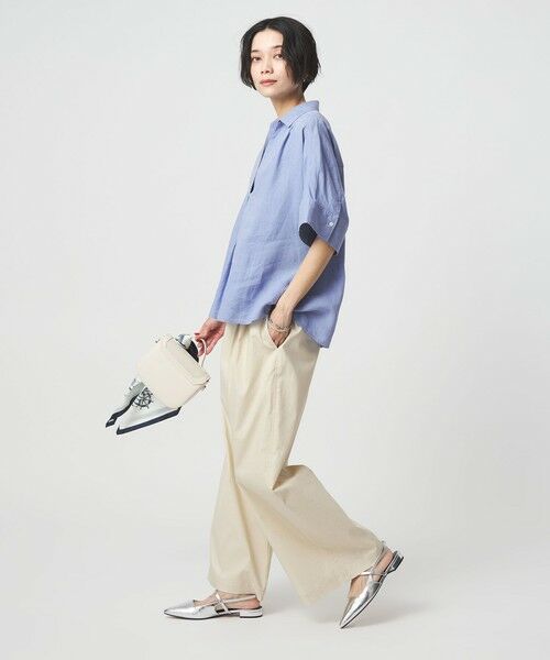 green label relaxing / グリーンレーベル リラクシング シャツ・ブラウス | リネン スキッパー ショートスリーブ シャツ | 詳細22