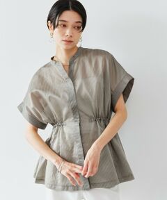 green label relaxing / グリーンレーベル リラクシング シャツ・ブラウス | 【結論シリーズ】ギャザーハイウエストブラウス［size SHORTあり］