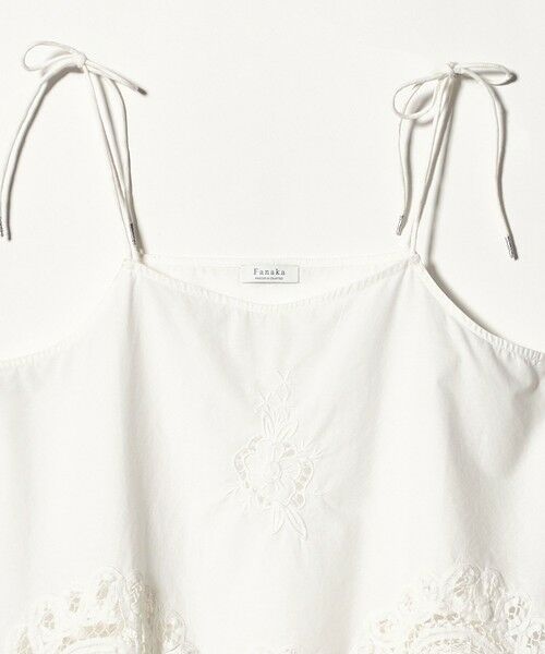 green label relaxing / グリーンレーベル リラクシング キャミソール・チューブトップ | 【別注】＜Fanaka＞レース キャミソール | 詳細1