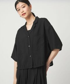 green label relaxing / グリーンレーベル リラクシング シャツ・ブラウス | 【WEB限定】＜at ease＞ポケット オープンカラー シャツ