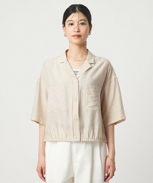 green label relaxing / グリーンレーベル リラクシング シャツ・ブラウス | 【WEB限定】＜at ease＞ポケット オープンカラー シャツ | 詳細11