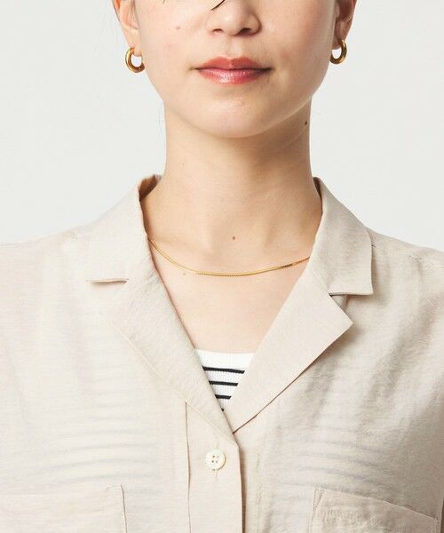 green label relaxing / グリーンレーベル リラクシング シャツ・ブラウス | 【WEB限定】＜at ease＞ポケット オープンカラー シャツ | 詳細14