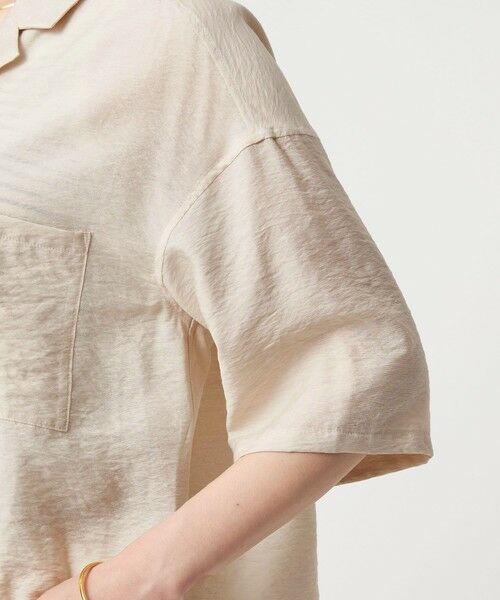 green label relaxing / グリーンレーベル リラクシング シャツ・ブラウス | 【WEB限定】＜at ease＞ポケット オープンカラー シャツ | 詳細15