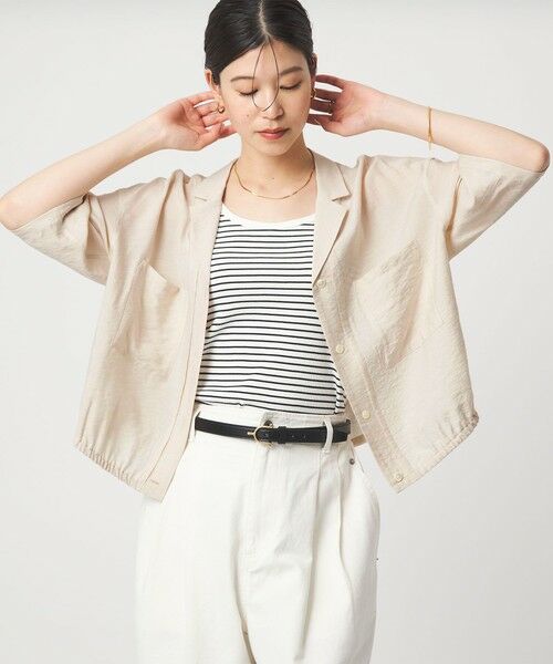 green label relaxing / グリーンレーベル リラクシング シャツ・ブラウス | 【WEB限定】＜at ease＞ポケット オープンカラー シャツ | 詳細7