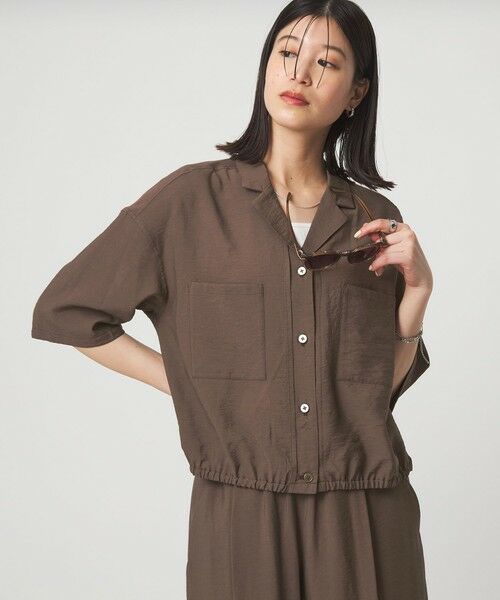 green label relaxing / グリーンレーベル リラクシング シャツ・ブラウス | 【WEB限定】＜at ease＞ポケット オープンカラー シャツ | 詳細19