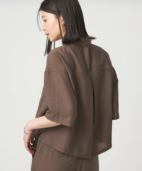 green label relaxing / グリーンレーベル リラクシング シャツ・ブラウス | 【WEB限定】＜at ease＞ポケット オープンカラー シャツ | 詳細20