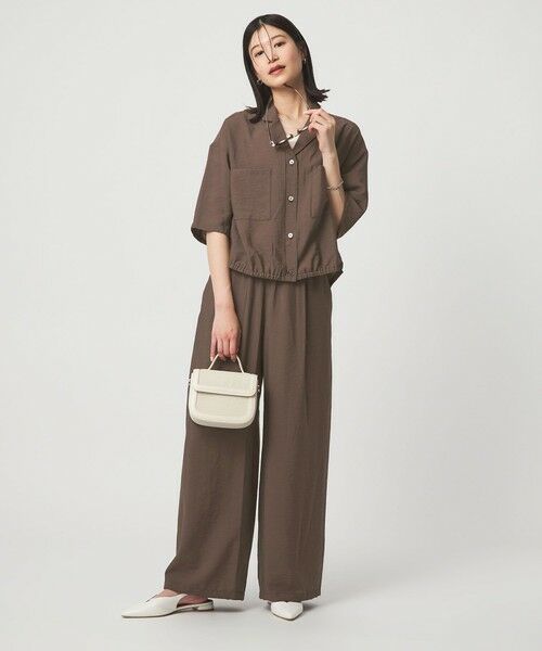 green label relaxing / グリーンレーベル リラクシング シャツ・ブラウス | 【WEB限定】＜at ease＞ポケット オープンカラー シャツ | 詳細21