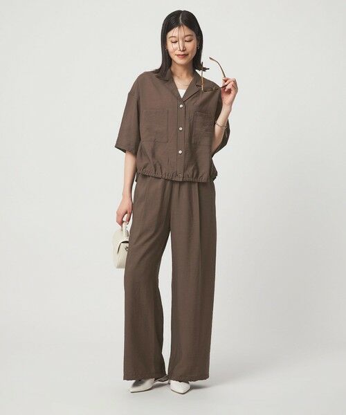 green label relaxing / グリーンレーベル リラクシング シャツ・ブラウス | 【WEB限定】＜at ease＞ポケット オープンカラー シャツ | 詳細22