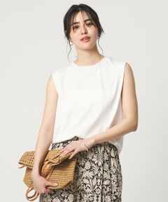 green label relaxing / グリーンレーベル リラクシング カットソー | ショルダータック ノースリーブ プルオーバー カットソー