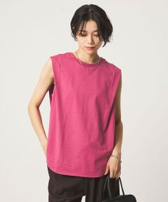 green label relaxing / グリーンレーベル リラクシング カットソー | ショルダータック ノースリーブ プルオーバー カットソー