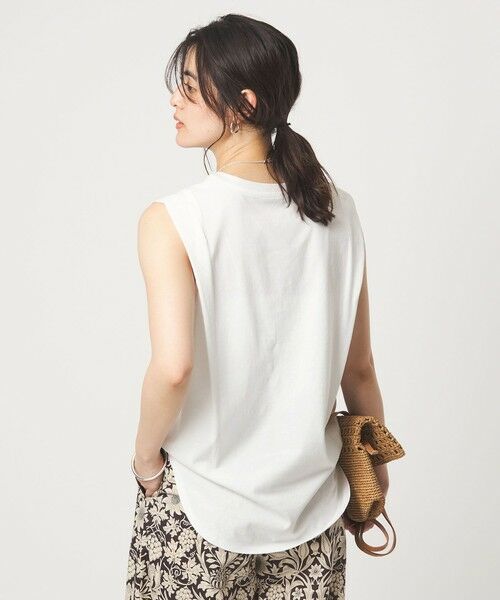 green label relaxing / グリーンレーベル リラクシング カットソー | ショルダータック ノースリーブ プルオーバー カットソー | 詳細3