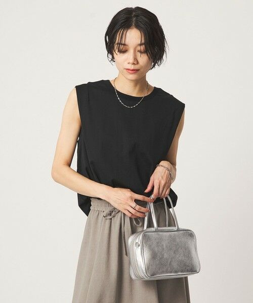 green label relaxing / グリーンレーベル リラクシング カットソー | ショルダータック ノースリーブ プルオーバー カットソー | 詳細6