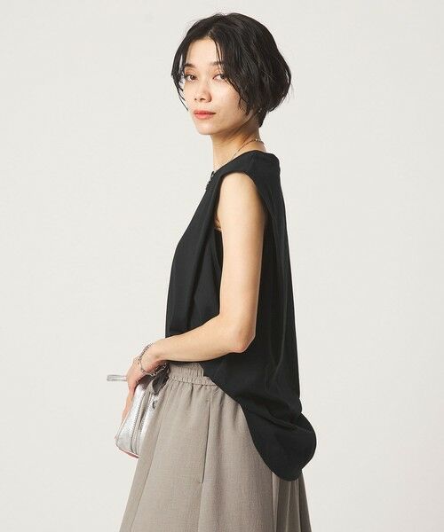 green label relaxing / グリーンレーベル リラクシング カットソー | ショルダータック ノースリーブ プルオーバー カットソー | 詳細7