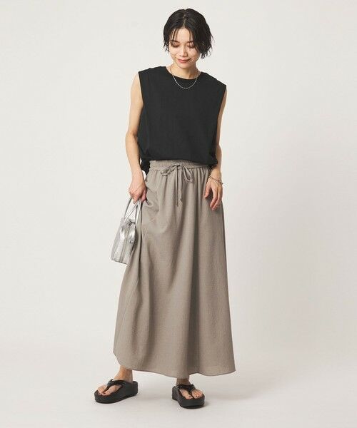 green label relaxing / グリーンレーベル リラクシング カットソー | ショルダータック ノースリーブ プルオーバー カットソー | 詳細8