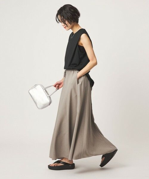 green label relaxing / グリーンレーベル リラクシング カットソー | ショルダータック ノースリーブ プルオーバー カットソー | 詳細9