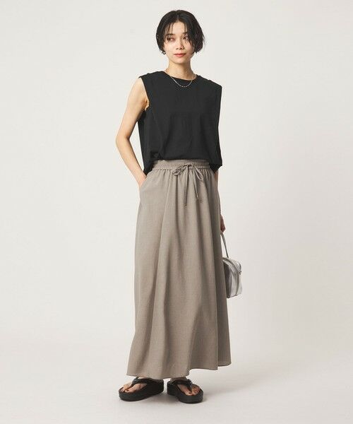 green label relaxing / グリーンレーベル リラクシング カットソー | ショルダータック ノースリーブ プルオーバー カットソー | 詳細10