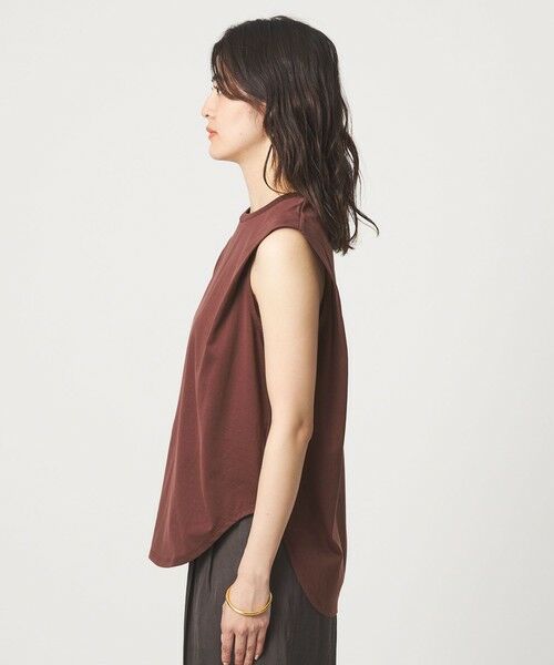 green label relaxing / グリーンレーベル リラクシング カットソー | ショルダータック ノースリーブ プルオーバー カットソー | 詳細16
