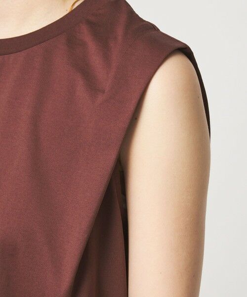 green label relaxing / グリーンレーベル リラクシング カットソー | ショルダータック ノースリーブ プルオーバー カットソー | 詳細19