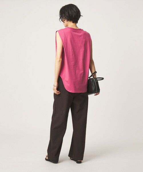 green label relaxing / グリーンレーベル リラクシング カットソー | ショルダータック ノースリーブ プルオーバー カットソー | 詳細26