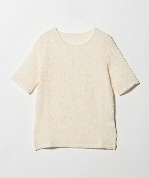 green label relaxing / グリーンレーベル リラクシング Tシャツ | ポコポコ シアー Tシャツ（OFF WHITE）