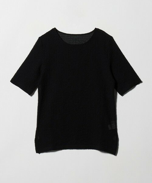 green label relaxing / グリーンレーベル リラクシング Tシャツ | ポコポコ シアー Tシャツ（BLACK）