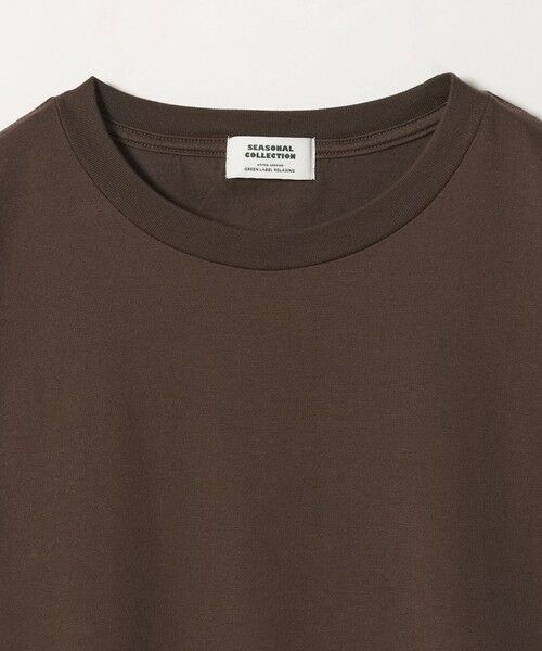 green label relaxing / グリーンレーベル リラクシング カットソー | ＜SEASONAL COLLECTION＞LOTUS クルーネック Tシャツ | 詳細6