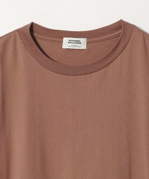 green label relaxing / グリーンレーベル リラクシング カットソー | ＜SEASONAL COLLECTION＞LOTUS クルーネック Tシャツ | 詳細11