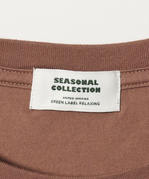 green label relaxing / グリーンレーベル リラクシング カットソー | ＜SEASONAL COLLECTION＞LOTUS クルーネック Tシャツ | 詳細15