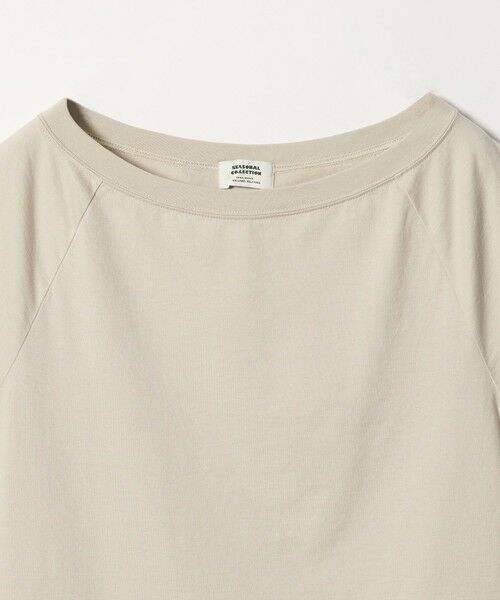 green label relaxing / グリーンレーベル リラクシング カットソー | ＜SEASONAL COLLECTION＞LOTUS オフショルダー Tシャツ | 詳細3