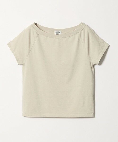 green label relaxing / グリーンレーベル リラクシング カットソー | ＜SEASONAL COLLECTION＞LOTUS オフショルダー Tシャツ（NATURAL）