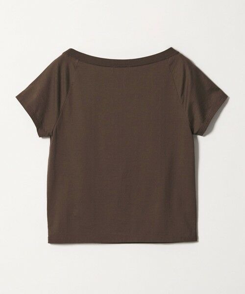 green label relaxing / グリーンレーベル リラクシング カットソー | ＜SEASONAL COLLECTION＞LOTUS オフショルダー Tシャツ | 詳細8