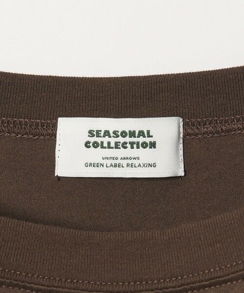 green label relaxing / グリーンレーベル リラクシング カットソー | ＜SEASONAL COLLECTION＞LOTUS オフショルダー Tシャツ | 詳細13