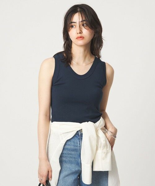 green label relaxing / グリーンレーベル リラクシング タンクトップ | ＜gicipi＞VANADIO タンクトップ（NAVY）