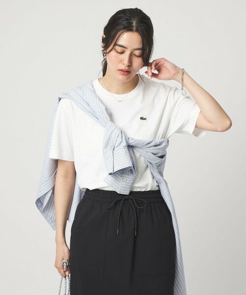 green label relaxing / グリーンレーベル リラクシング Tシャツ | ＜LACOSTE＞ショートスリーブ Tシャツ | 詳細1