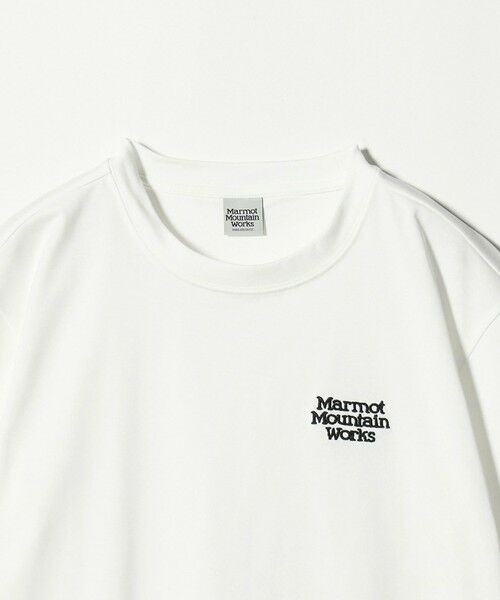 green label relaxing / グリーンレーベル リラクシング Tシャツ | 【別注】＜Marmot＞ショートスリーブ ロゴ Tシャツ | 詳細5