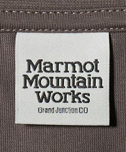 green label relaxing / グリーンレーベル リラクシング Tシャツ | 【別注】＜Marmot＞ショートスリーブ ロゴ Tシャツ | 詳細12