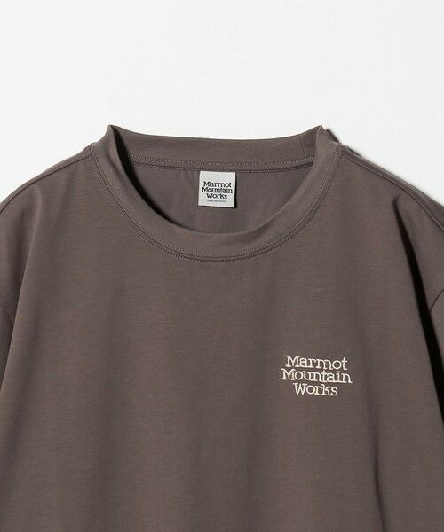 green label relaxing / グリーンレーベル リラクシング Tシャツ | 【別注】＜Marmot＞ショートスリーブ ロゴ Tシャツ | 詳細8