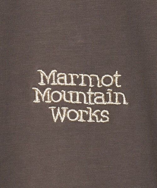 green label relaxing / グリーンレーベル リラクシング Tシャツ | 【別注】＜Marmot＞ショートスリーブ ロゴ Tシャツ | 詳細10